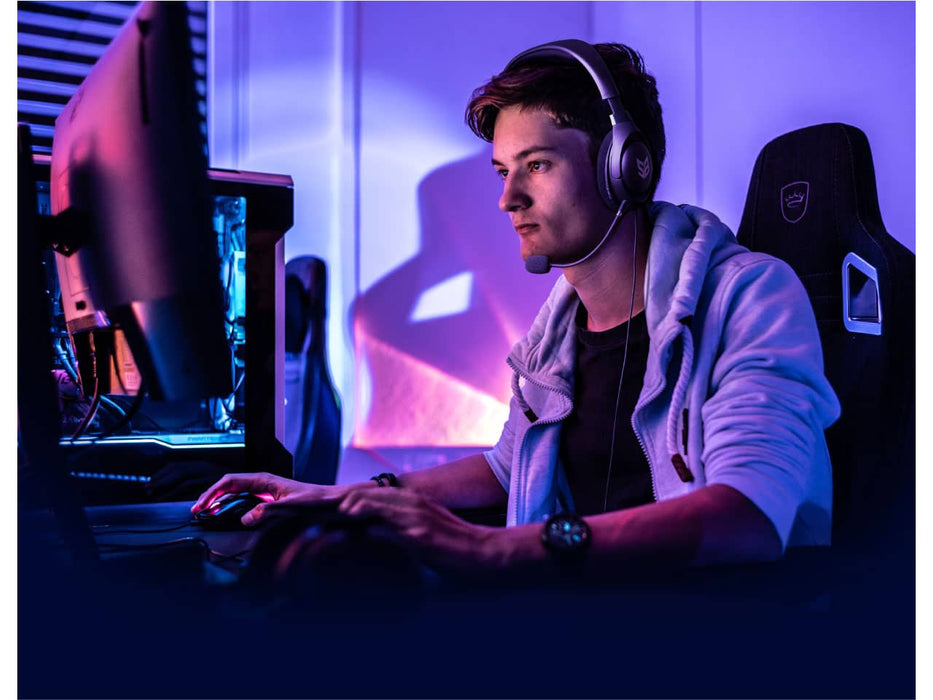 Creative Sound Blaster Blaze V2 3.5mm Aux Gaming Headset, 7.1 Surround Sound, Detachable Noise Cancelling Microphone, Lightweight, For PC / MAC / Consoles