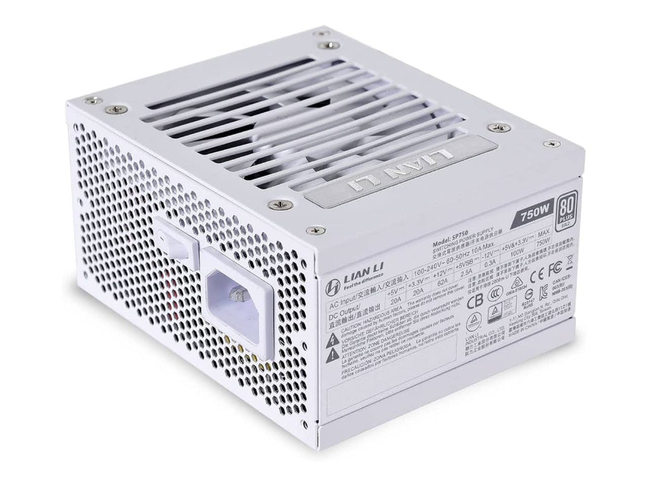 Lian Li SP 750W Power Supply, 80+ Gold, SFX, White