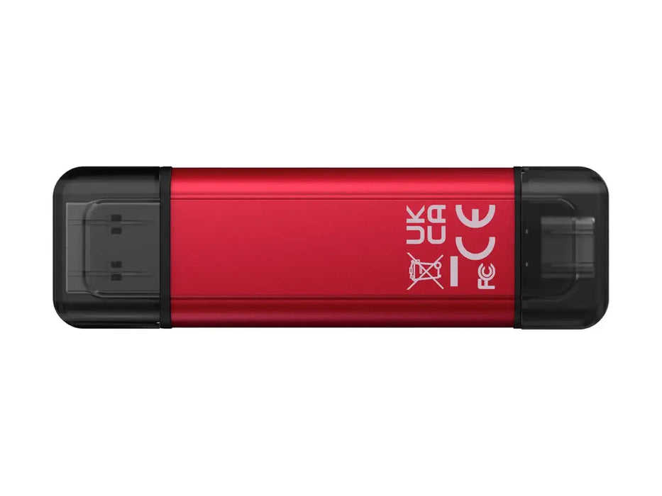 Kingston 1TB Dual Portable SSD, USB-A / USB-C, USB 3.2 Gen 2