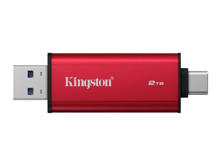 Kingston 2TB Dual Portable SSD, USB-A / USB-C, USB 3.2 Gen 2