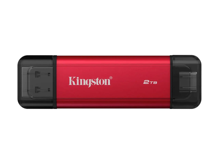 Kingston 2TB Dual Portable SSD, USB-A / USB-C, USB 3.2 Gen 2