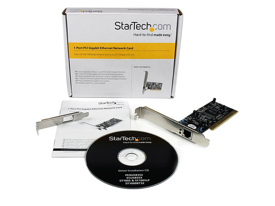 STARTECH 1-PORT PCI GIGABIT ETHERNET NETWORK CARD