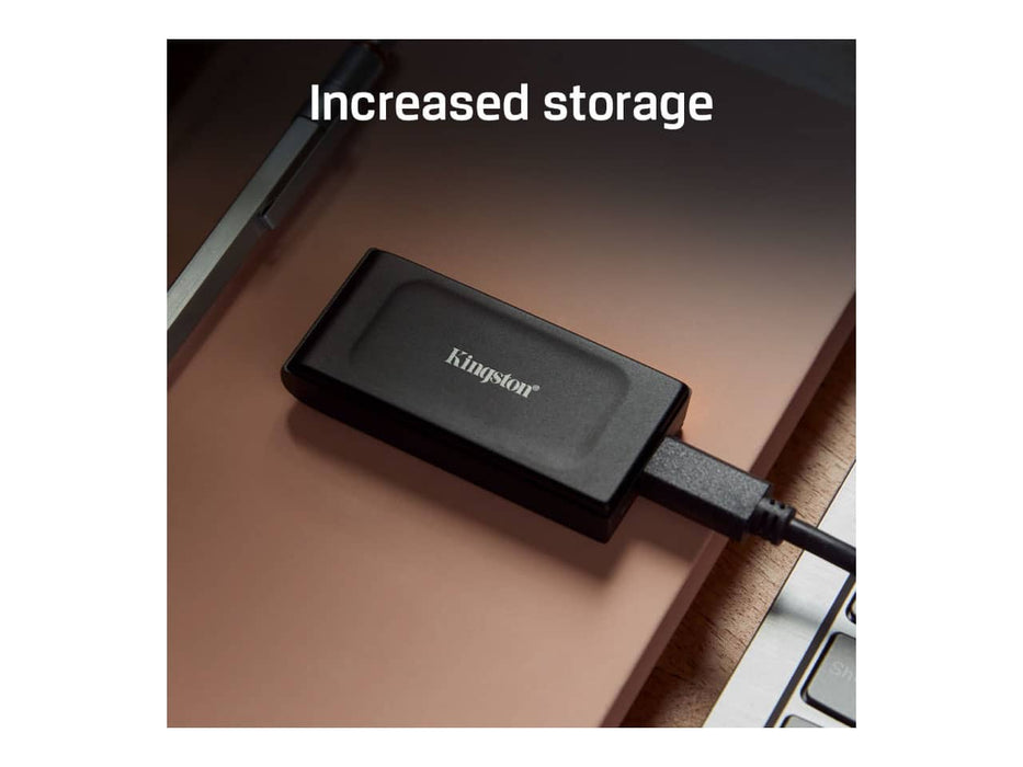 Kingston XS1000 1TB SSD Portable External Solid State Drive, USB 3.2 Gen 2