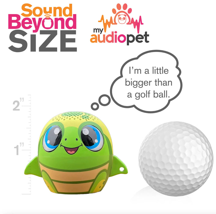 My Audio Pet Turtle - Tom Tom Turtle Ultra Mini Portable Bluetooth Speaker