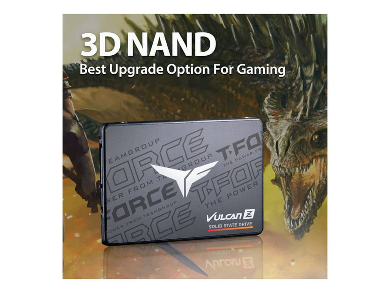 TeamGroup T-Force Vulcan Z 1TB/2TB 2.5" SATA III Solid State Drive (SSD)