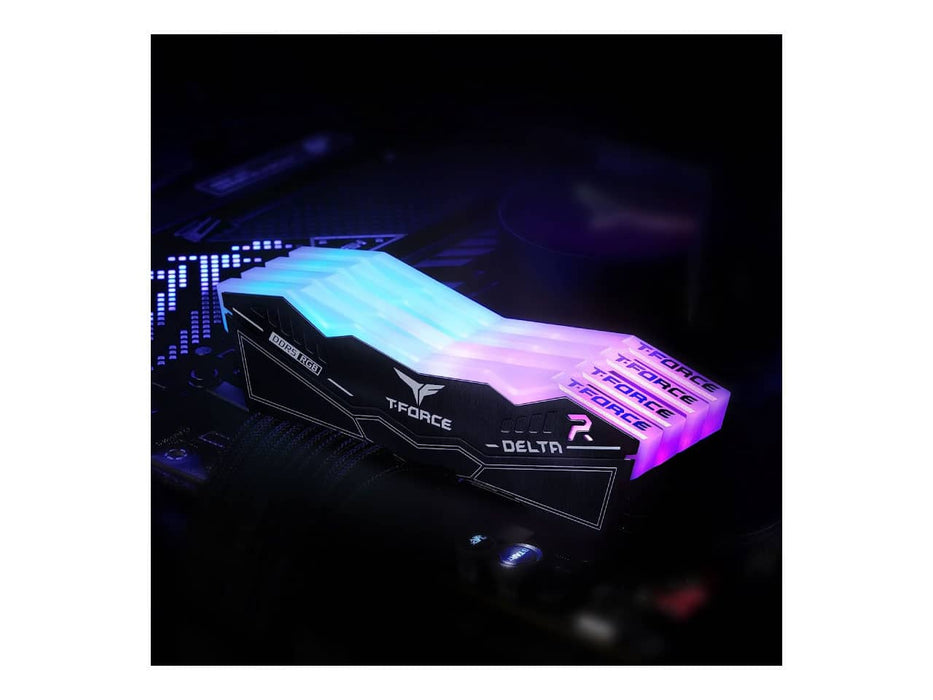 TeamGroup T-Force Delta RGB 32GB (2 x 16GB) DDR5-6000 Desktop Memory (FF3D532G6000HC38ADC01)