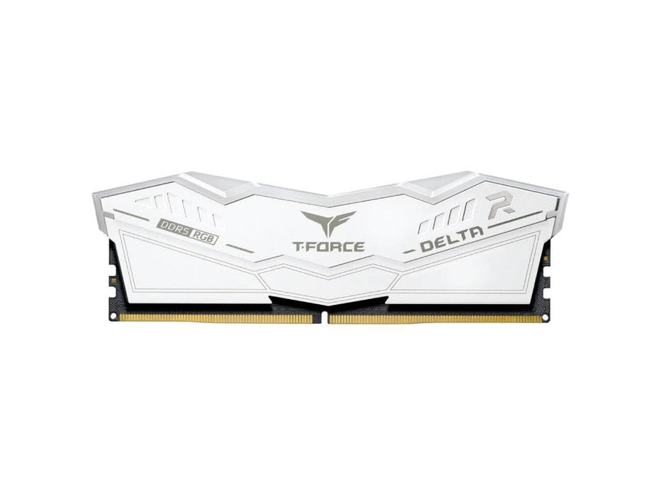 TeamGroup T-Force Delta RGB 32GB (2 x 16GB) DDR5-6000 White Desktop Memory (FF4D532G6000HC38ADC01)