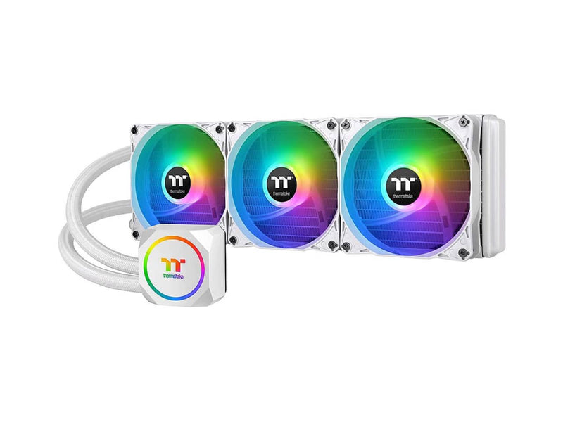Thermaltake TH360 Snow Edition ARGB 360mm AIO CPU Liquid / Water Cooler (Intel & AMD Sockets) CL-W302-PL12SW-B