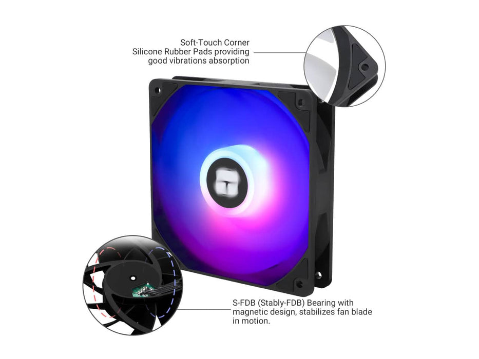 Thermalright 5-pack 120mm ARGB Case Fans (TL-C12C-S X5)