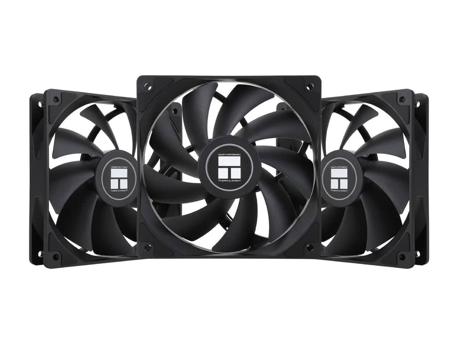 Thermalright 120MM Case Fans, CPU fans, 3-Pack, Black (TL-C12C X3)