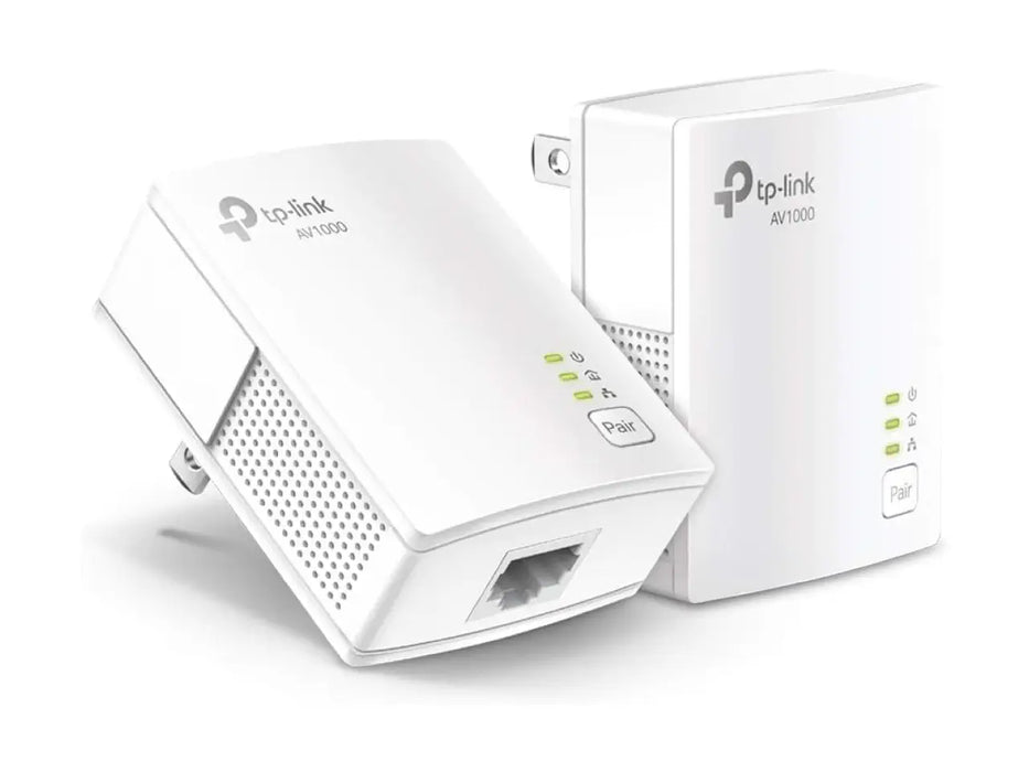 TP-Link Powerline Ethernet Adapter Starter Kit, AV1000 Gigabit Port, Ethernet Over Power (TL-PA7017 KIT)