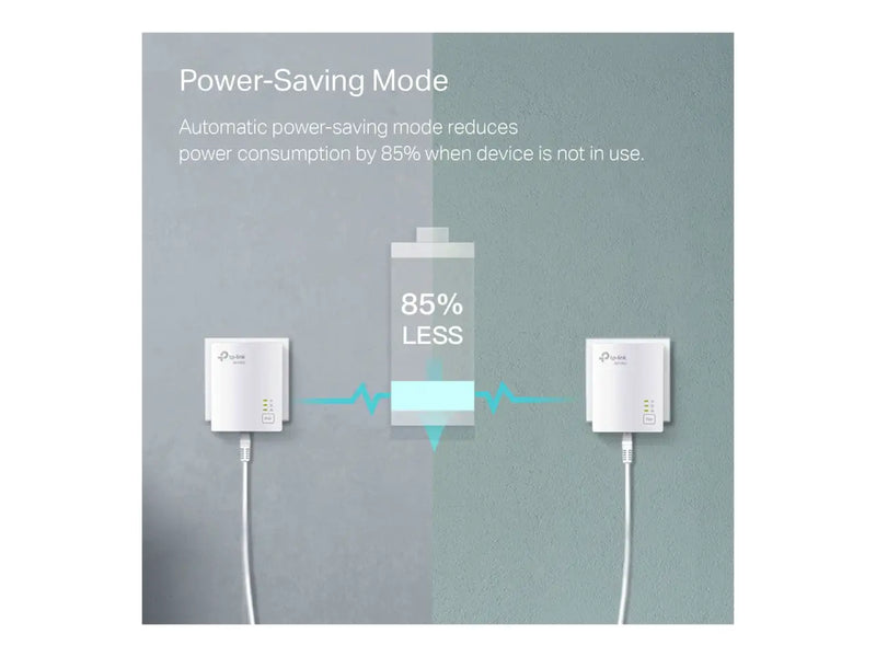 TP-Link Powerline Ethernet Adapter Starter Kit, AV1000 Gigabit Port, Ethernet Over Power (TL-PA7017 KIT)
