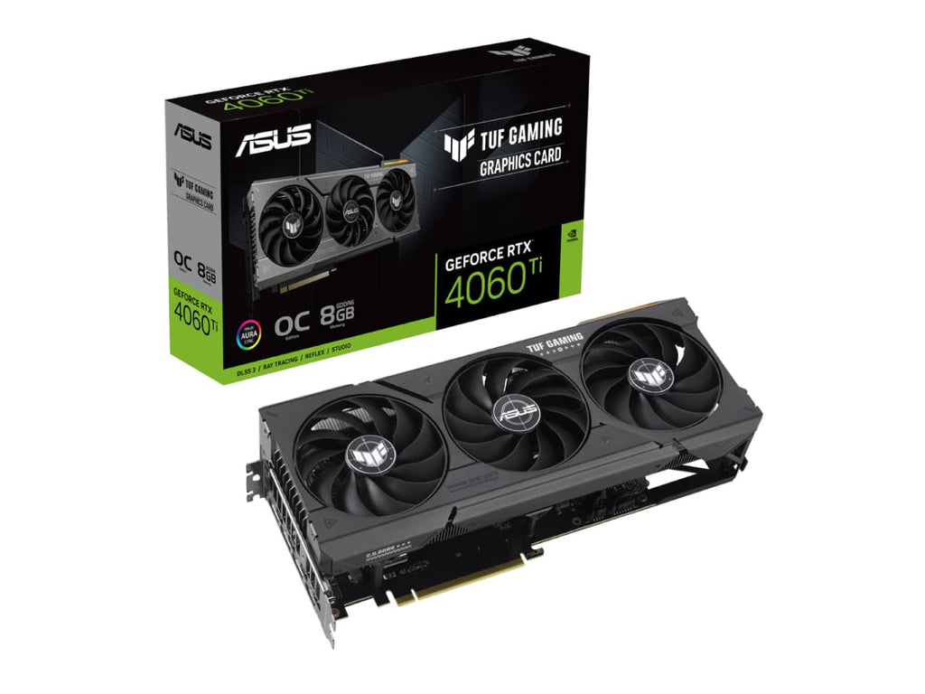 ASUS TUF Gaming GeForce RTX 4060Ti OC Edition Graphics Card (8GB GDDR6 — Airdrie Computer ASUS TUF Gaming GeForce RTX 4060Ti OC Edition Graphics Card (8GB GDDR6 — Airdrie Computer