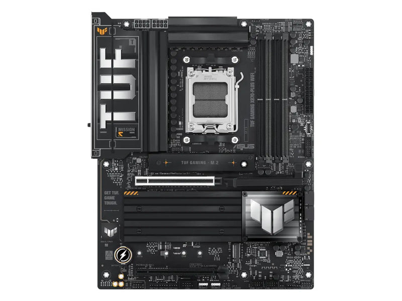 ASUS TUF Gaming X870-Plus WiFi ATX Motherboard, AMD AM5 Socket, ATX, Wi-Fi 7, DDR5