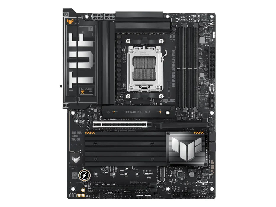 ASUS TUF Gaming X870-Plus WiFi ATX Motherboard, AMD AM5 Socket, ATX, Wi-Fi 7, DDR5