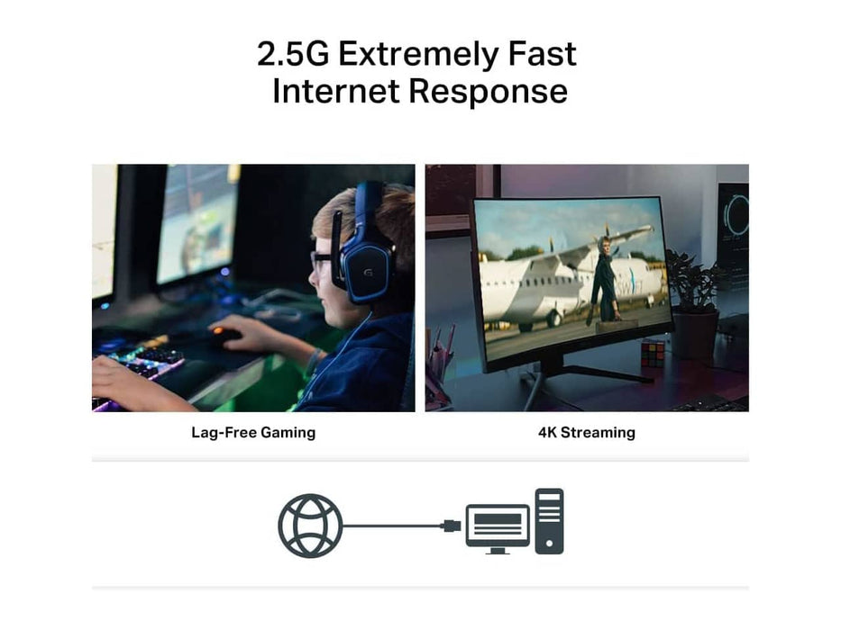 TP-Link 2.5GB PCIe Network Adapter Card (TX201), PCIe to 2.5 Gigabit Ethernet Network Adapter