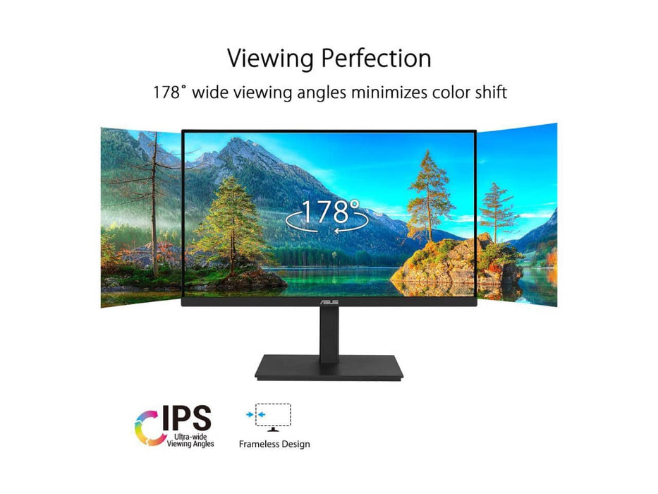 ASUS VA24ECPSN Docking Monitor, 23.8-inch, FHD (1920x1080), 75Hz, IPS, Low Blue Light, 5ms (GTG)