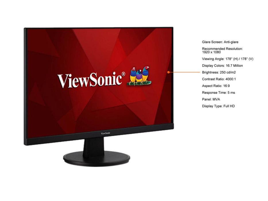 Viewsonic VA2747-MH 27" FHD (1920x1080) 75Hz 5ms Blue Light Filter Monitor