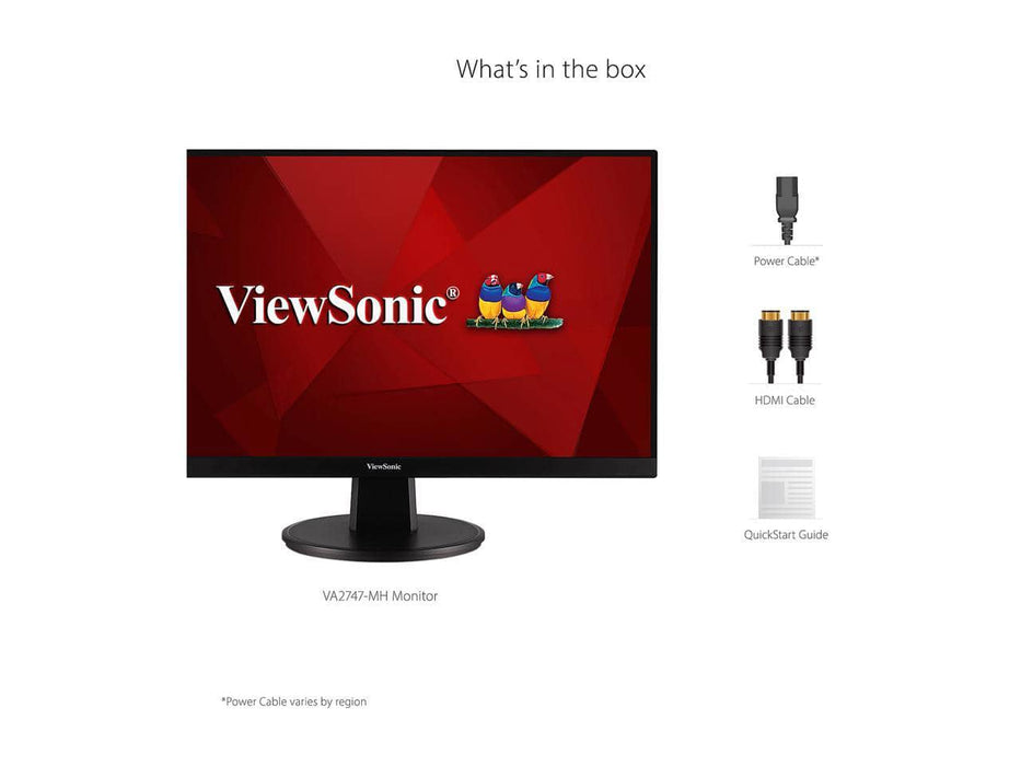 Viewsonic VA2747-MH 27" FHD (1920x1080) 75Hz 5ms Blue Light Filter Monitor