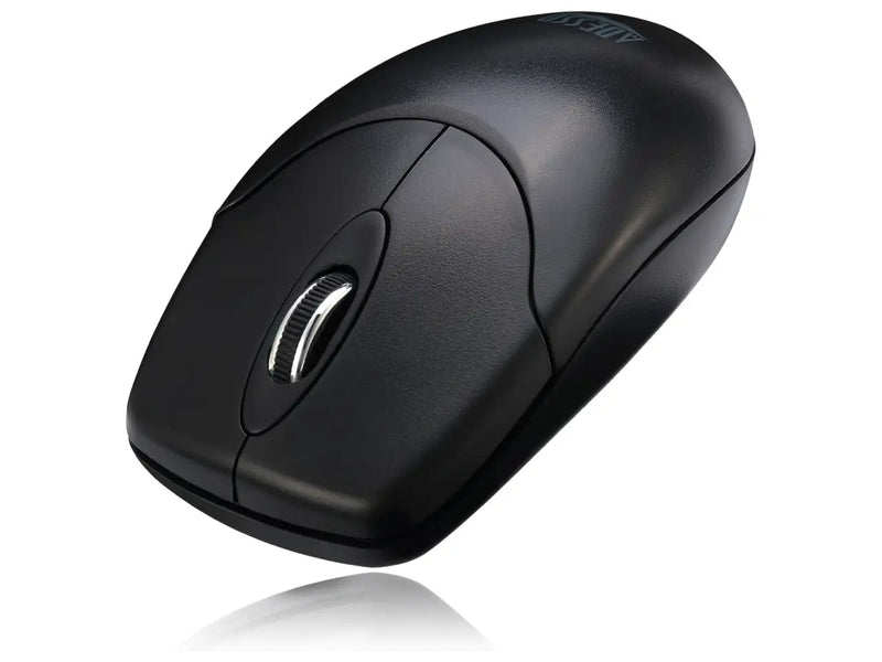 Adesso EasyTouch WKB-1320CB-FR Bilingual Wireless Desktop Keyboard and Mouse Combo, Black