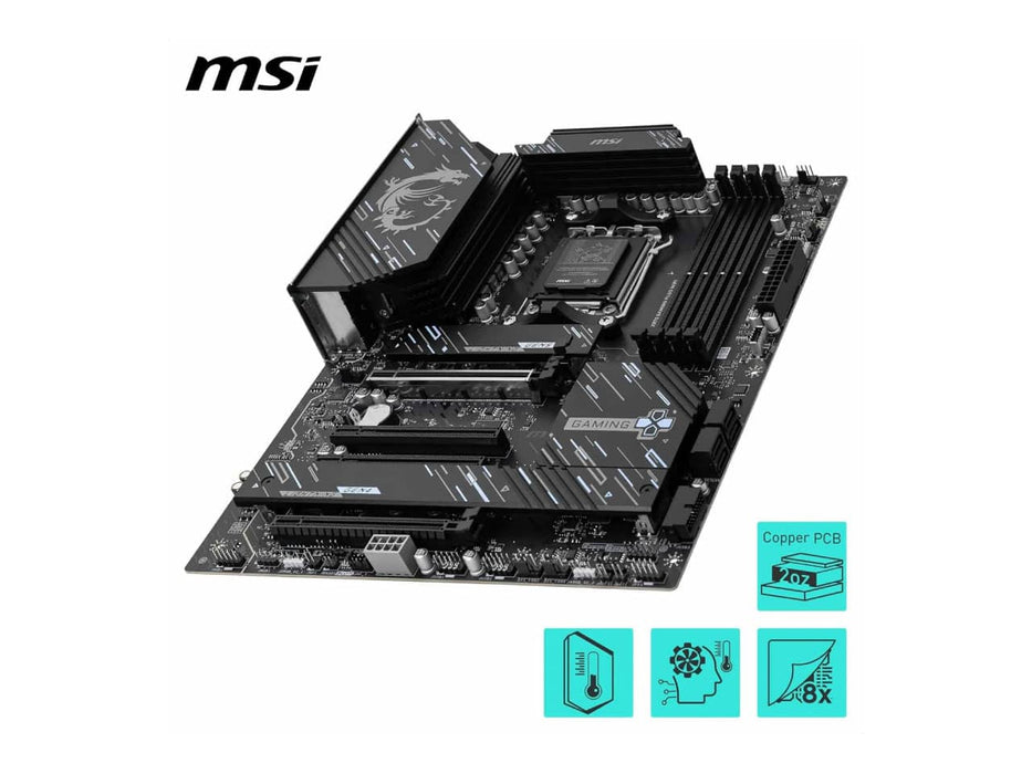 MSI X870 Gaming Plus WiFi, AMD AM5, DDR5, ATX Gaming Motherboard