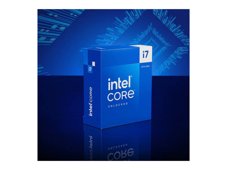 Intel Core i7-14700K, LGA 1700 Socket, 14th Gen i7, 20-Core, Intel UHD Graphics 770, Desktop Processor